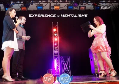 spectacle avec elfia femme mentaliste fete
