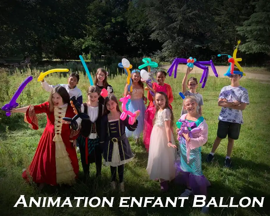 anniversaire magicien ballon animation enfant ballons