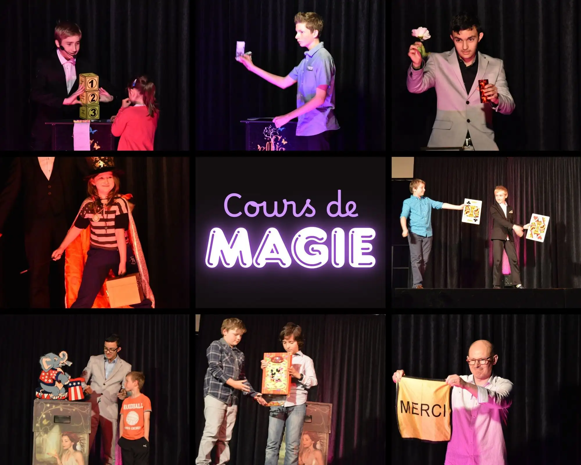 apprendre la magie paris stage de magie enfant et adulte , spectacle de scene